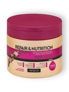 Маска Deliplus Repair & Nutrition с 8 компонентами для питания и восстановления сухих и поврежденных волос, 400 мл