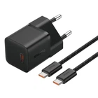 Мережевий зарядний пристрій Baseus GaN5 Fast Charger (mini) Type-C Cable 20W Black P10110900113-00