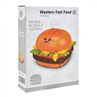 Конструктор детский "Western fast food: Hamburger" 1024A-1, пластик, 93 детали