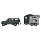 Ігровий набір - LAND ROVER (з причіпом і фігурками коней)