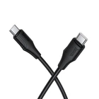 Кабель HOCO X124 Bien 60W silicone charging data cable C to C Black