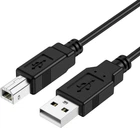 Кабель CHOETECH CableOne Printer Cable USB-A to USB-B 480Mbps 3 м Black (AB0060-3M-BK)