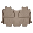 Килимки у салон Toyota Tundra 2013-, Crew Max, з бортом, задні, бежеві, Weathertech 450938