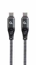 Кабель Type-C - Type-C, 1.5 м, Grey, Cablexpert, 60 Вт, 3A (CC-USB2B-CMCM60-1.5M)