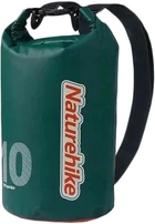 Герморюкзак Naturehike CNK2300BS017 10 л водонепроницаемый IPX6 для туризма рафтинга Dark Green