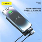 Кабель Foneng X92 4-in-1 (60W) USB/USB-C - USB-C/Lightning (M/M), 1 м, Black (X92-CA-FIO)