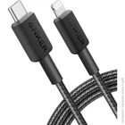 Кабель Anker 322 USB-C to Lightning 1.8 м, Black (7030799) (A81B6G11)