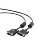 Кабель Viewcon, DVI-DVI, ферриты, 5м, черный (VC-DVI-104-5m)