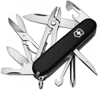 Ніж Victorinox Deluxe Tinker 1.4723.3 кишеньковий для походів 17 інструментів чорний