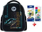 Рюкзак для школы полукаркасный GoPack Speed Zone GO26-165S-5 подарок краски и карандаши (на рост ребенка 115-130 см)