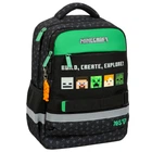 Рюкзак школьный Yes Ergo Minecraft Reality 37x28x15 см 15.5 л черный (550274)
