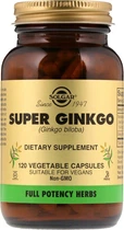 Натуральна добавка Solgar Super Ginkgo Капсули
