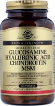 Натуральна добавка Solgar Glucosamine Hyaluronic Acid Chondroitin MsM