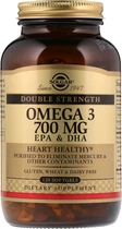 Натуральная добавка Solgar Double Strength Омега-3, ЭПК и ДГК 700 мг 120 капсул (033984020535)