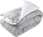 Ковдра Руно зимова полуторна 140х205 см антиалергенне волокно Grey White (321.52_Grey White)