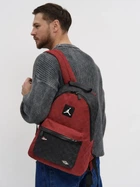 Рюкзак Jordan Jam Monogram червоно-чорного кольору.