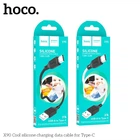 Кабель для заряджання та обміну даними USB Hoco X90 Silicone силою струму 3A USB to Type-C 1м Black