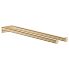 Полотенцедержатель Hansgrohe AddStoris 44,5 см, подвійний, Brushed Bronze (41770140)