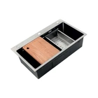 ZERIX ZH8045-SET-05 Мийка NANO-SILVER, нерж. сталь (ZM5586)