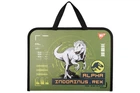 Папка-портфель Yes FC на молнии с тканевыми ручками "Jurassic World" хаки 492242