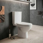 Унітаз-компакт Kolo Status 2395050UA із сидінням з дюропласту Soft close, Click2Clean