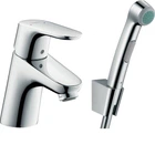 Змішувач для раковини Hansgrohe Focus E2 31926000 з гігієнічним душем