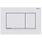 Клавіша змиву Geberit Sigma20 square 115.883.JT.1 білий мат/хром глянець