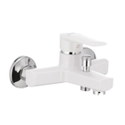 Змішувач для ванни PLAMIX OSCAR-009 WHITE (без шланга та лійки) (Колір білий) (PM0025)