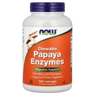 Натуральна добавка Now Foods Papaya Enzyme Льодяники