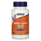 Добавка натуральна Now Foods Alpha Lipoic Acid 250 мг Капсули