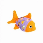 HIPPIE PET Игрушка для котов Рыбка оранжевая 11,5 см
