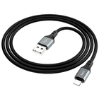 Кабель Hoco X86 iP Spear силиконовый для зарядки и передачи данных устройств Apple с разъемом Lightning длина 1 метр