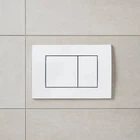 Клавіша змиву Geberit Delta20 square 115.137.11.1 альпійський білий