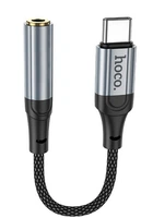 Цифровой аудиоадаптер HOCO LS36 Classy Type-C to 3.5mm DAC Grey