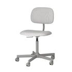 Обертовий стілець, білий/сірий IKEA BLECKBERGET 805.732.69