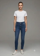 Джинсы SHEIN XL Синий sz2412301325127439