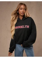 Худи на флисе Missguided L Черный sz2408021141391463