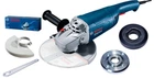 Угловая шлифмашина Bosch GWS 2200 Professional (2200 Вт, 230 мм) болгарка сетевая (26206)