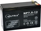 Аккумуляторная батарея Matrix AGM 12V-7.5Ah (NP7.5-12)