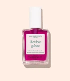 Лак для ногтей Active Glow Manucurist Grape – лечебное цветное покрытие с маслом миндаля 15мл