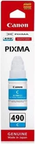 Чорнило Canon GI-490 Pixma G1400/G2400/G3400 70 мл Cyan (0664C001)
