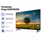 Телевизор Vinga S43FHD25B (m448782)