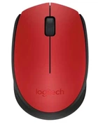 Миша бездротова Logitech M171, Red/Black, USB (2.4 GHz), 1000 dpi, 3 кнопки, 1xAA (910-004641)