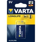 Батарейка Varta Longlife 9V 6LR61 (04122101411)