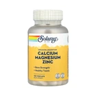 Кальцій, магній і цинк, Calcium, Magnesium, Zinc, Solaray, 100 вегетаріанських капсул