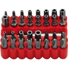 Набор отверточных насадок (бит) 1/4" 33 шт VOREL (66330)