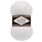 Пряжа ALIZE Lanagold, 55 белый