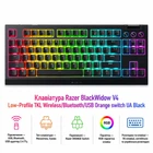 Клавиатура Razer Widow V4 Low-Profile TKL Wireless/tooth/USB switch UA (m495731)