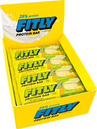 Упаковка протеїнових батончиків Fitly 45 г х 12 шт