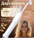 Дарсонваль набор з 4 насадками косметологический аппарат для уходом за кожей и волосами, телом.